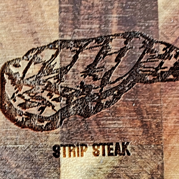 Custom Laser engraved end grain cutting board - Picture 5 of 7